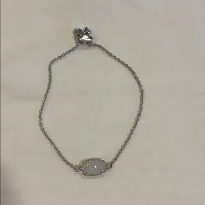 Kendra Scott Elaina adjustable silver bracelet
